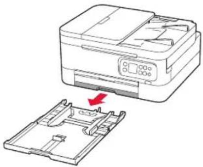 CANON PIXMA TS7451a - Ta bort kassetten från skrivaren. - 1