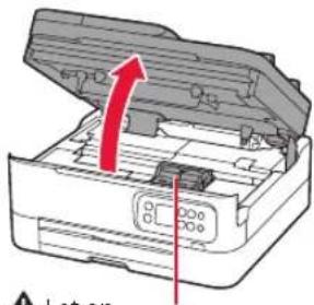 CANON PIXMA TS7451a - Open de scaneenheid / klep. - 1