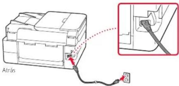 CANON PIXMA TS7451a - Encender la impresora - 2