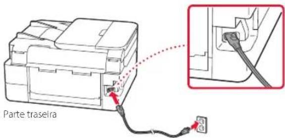 CANON PIXMA TS7451a - Ligando a Impressora - 2