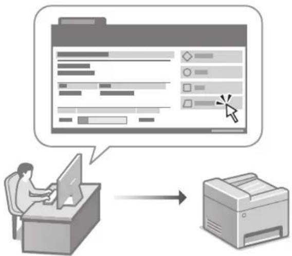 CANON iSENSYS MF754Cdw - Διαχείριση της συσκευής από υπολογιστή (Remote UI) - 1