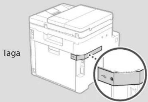 CANON iSENSYS MF754Cdw - Eemaldage köik pakkematerjalid. - 2