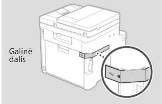 CANON iSENSYS MF754Cdw - Nuimkite visą jpakavimo medžiagą. - 2