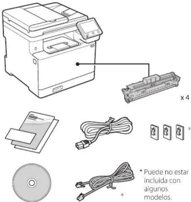 CANON iSENSYS MF754Cdw - Comprobación de los elementos incluidos - 1