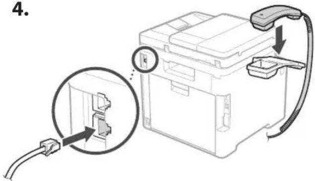 CANON iSENSYS MF754Cdw - Combiné téléphonique - 4