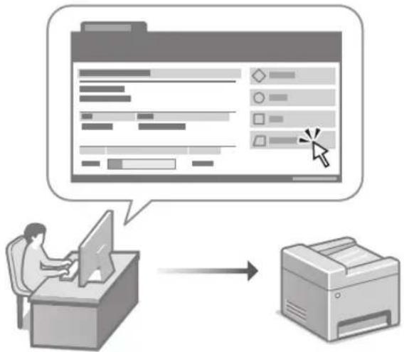 CANON iSENSYS MF754Cdw - Riadenie zariadenia z počítača (vzdialené PR) - 1