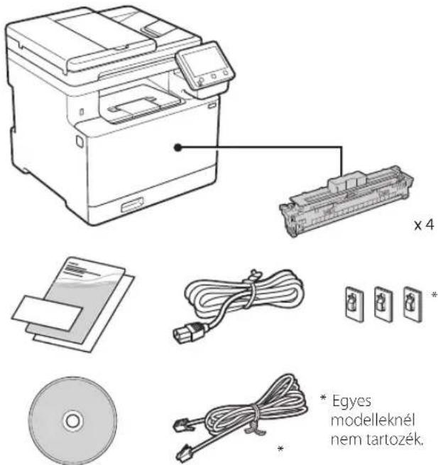 CANON iSENSYS MF754Cdw - A mellékelt tartozékok ellenőrzése - 1