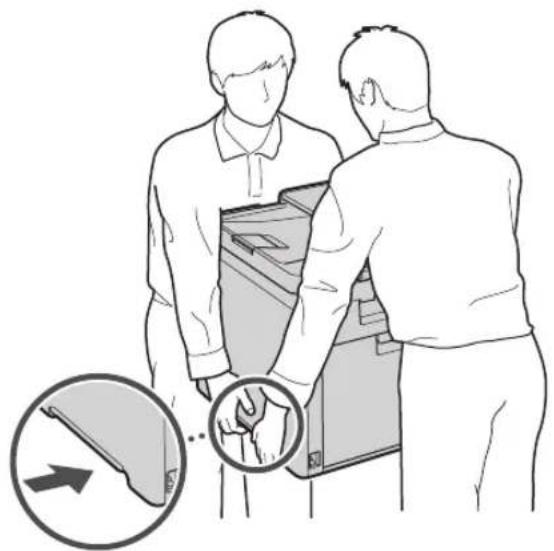 CANON iSENSYS MF754Cdw - Instale o aparelho no local de instalação. - 1