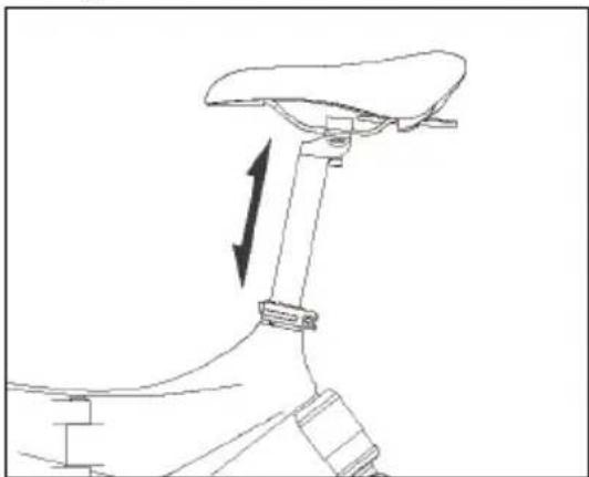 BOHLT X200BL - Régler la hauteur de la selle - 1