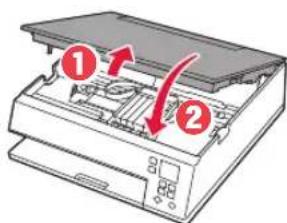 Sulje skannausyksikkokansi. 1