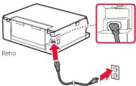 CANON PIXMA TS6351a - Accensione della stampante - 2
