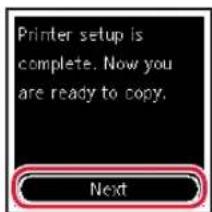 Paina OK-painiketta. 1