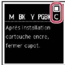 CANON PIXMA TS6351a - Installez la cartouche d'encre. - 2
