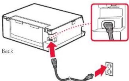 CANON PIXMA TS6351a - Turning on the Printer - 2