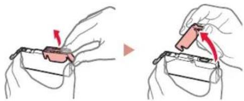 Irrota oranssi suojus hiljaa. 1