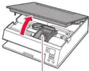 CANON PIXMA TS6351a - Oppna skannerenheten/luckan. - 1
