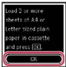 Paina OK-painiketta. 1