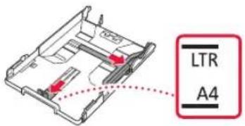 CANON PIXMA TS705a - Separe las guías del papel deslizándolas. - 1
