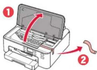 CANON PIXMA TS705a - Removing Packing Materials - 2