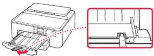 CANON PIXMA TS705a - Extraiga la soporte de la calidad del papel. - 1