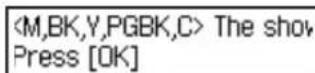CANON PIXMA TS705a - When the following screen appears, press the OK button. - 1