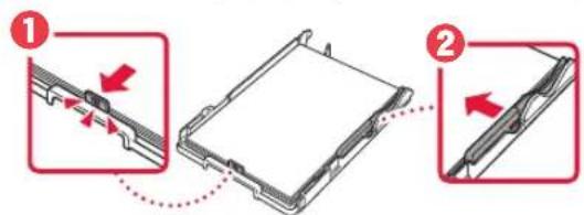 CANON PIXMA TS705a - Skub papirstyrene fra hinanden. - 1