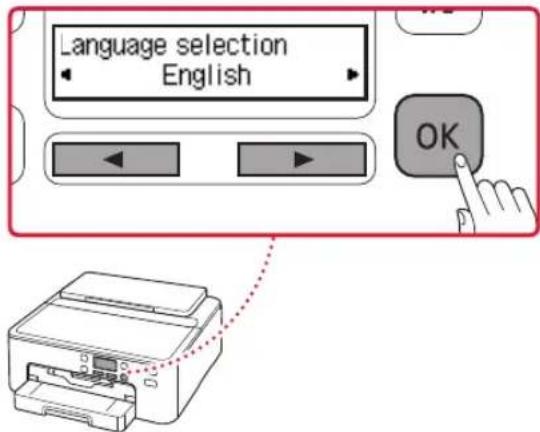 CANON PIXMA TS705a - Accensione della stampante - 4