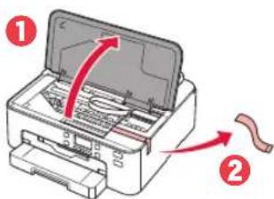 CANON PIXMA TS705a - Ta bort forpackningsmaterial - 1