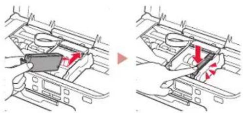 CANON PIXMA TS705a - Install the ink tanks. - 1