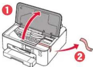 CANON PIXMA TS705a - Verpakkingsmaterial verwijderen - 2