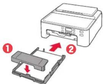 CANON PIXMA TS705a - Aseta kasetin kansi ja aseta kasetti takaisin paikoilleen. - 1