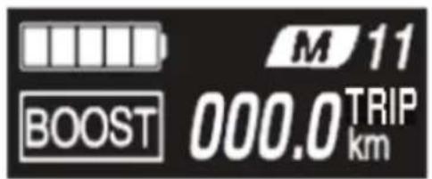 M 11 BOOST 000.0 TRIP km
