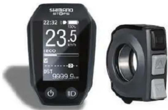 SIMANO STOPS 22:32 100% 23.5 km/h IECO DST 9999.9km