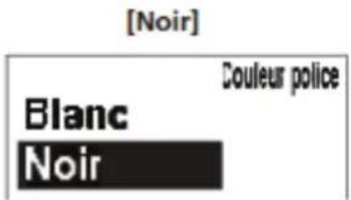 [Noir] Blanc Noir Couleur police