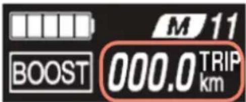 M 11 BOOST 000.0 TRIP km