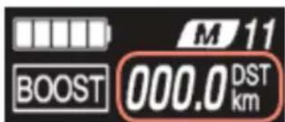 M 11 BOOST 000.0 DST km