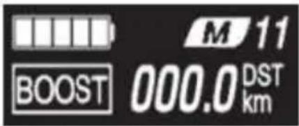 M 11 BOOST 000.0 DST km