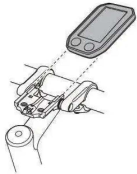 EMG Lord - Installing and removing the cycle computer - 2