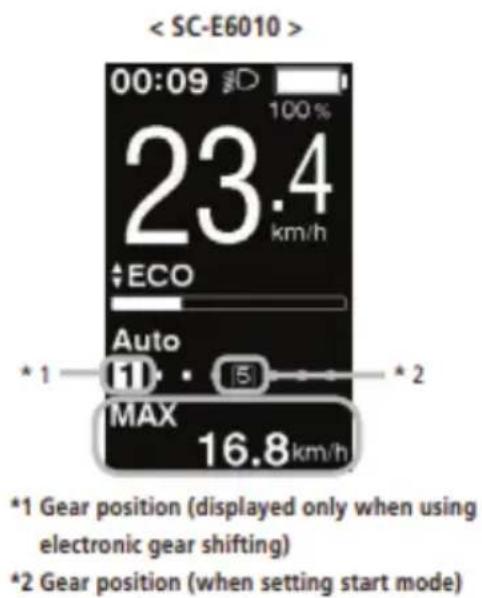 EMG Lord - Gear position and traveling data display - 3