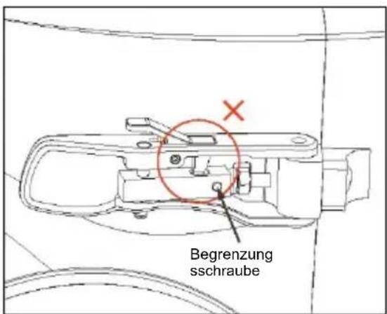 Begrenzung sschraube