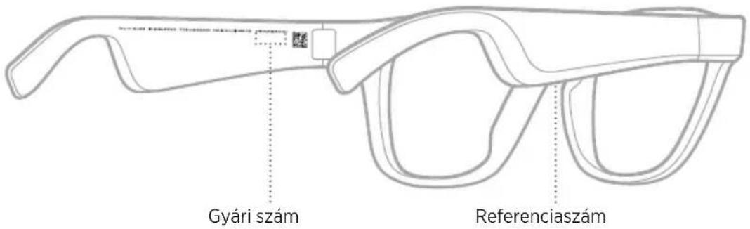 BOSE Frames Rondo - A GYÁRI SZÁM ÉS A REFERENCIASZÁM HELYE - 1