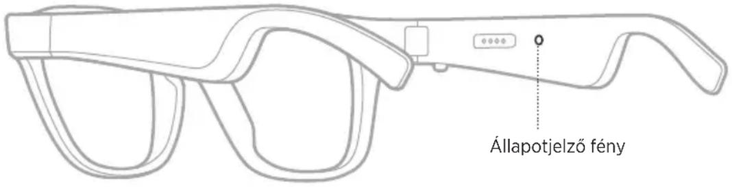 BOSE Frames Rondo - A NAPSZEMÜVEG TÖLTÖTTSÉGI SZINTJÉNEK ELLENŐRZÉSE - 1