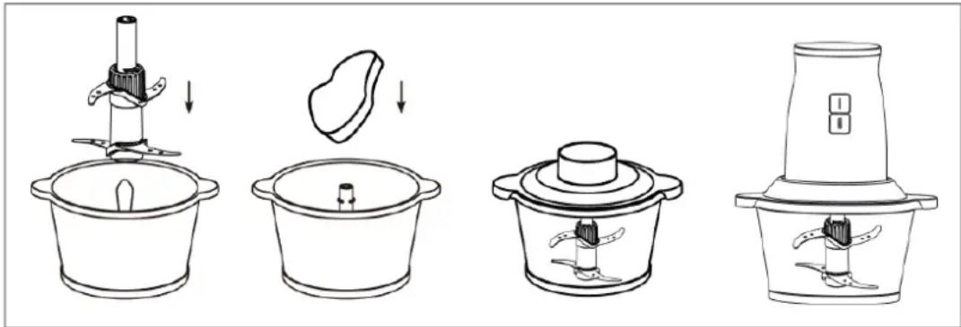 LIVOO DOP237 - Hacher de la viande - 1