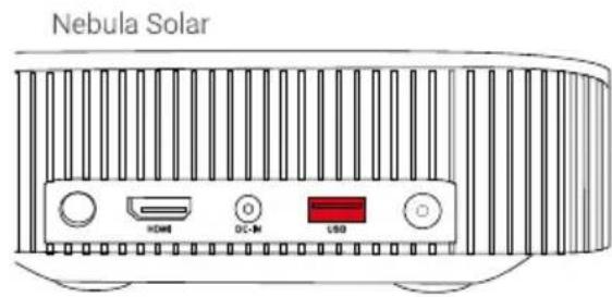NEBULA Solar Portable - Reproduccion desde una unidad USB - 1