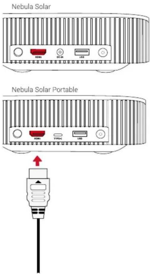 NEBULA Solar Portable - Afspelen vanaf HDMI-afspeelapparaten - 1