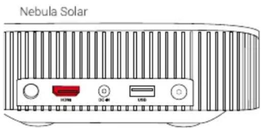 NEBULA Solar Portable - Reproduccion desdedispositivosHDMI - 1