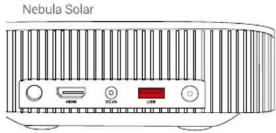 NEBULA Solar Portable - Afspelen vanaf een USB-stick - 1