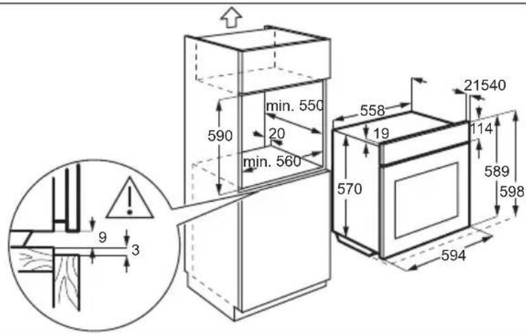 ZANUSSI ZOHNB0X2 - Instal·lació a - 2
