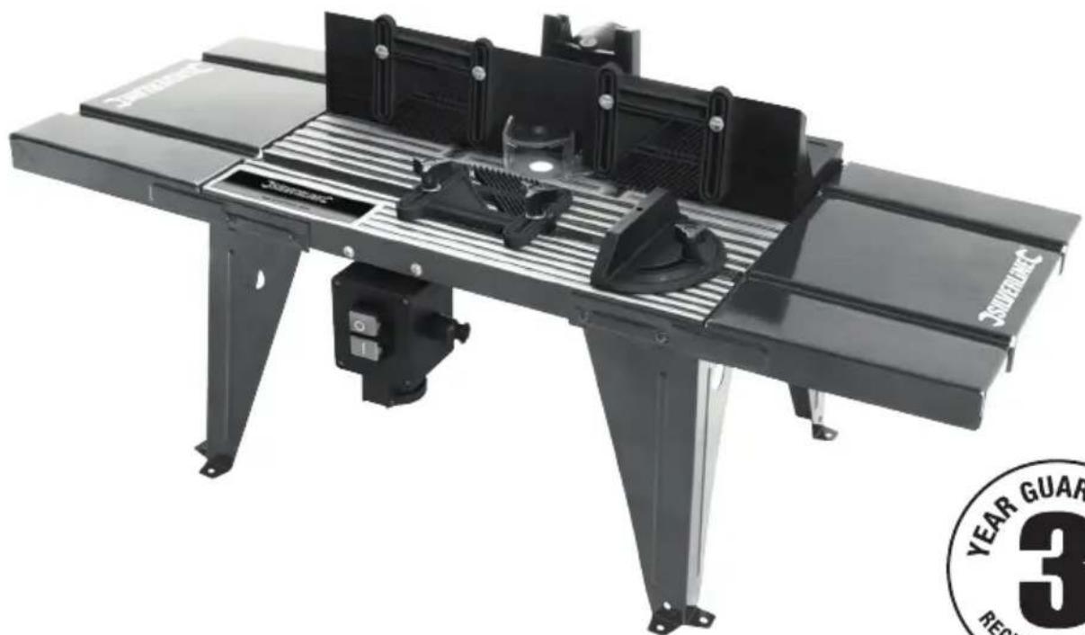 SILVERLINE 460793 - Router Table With Power 850 x 335mm - 1