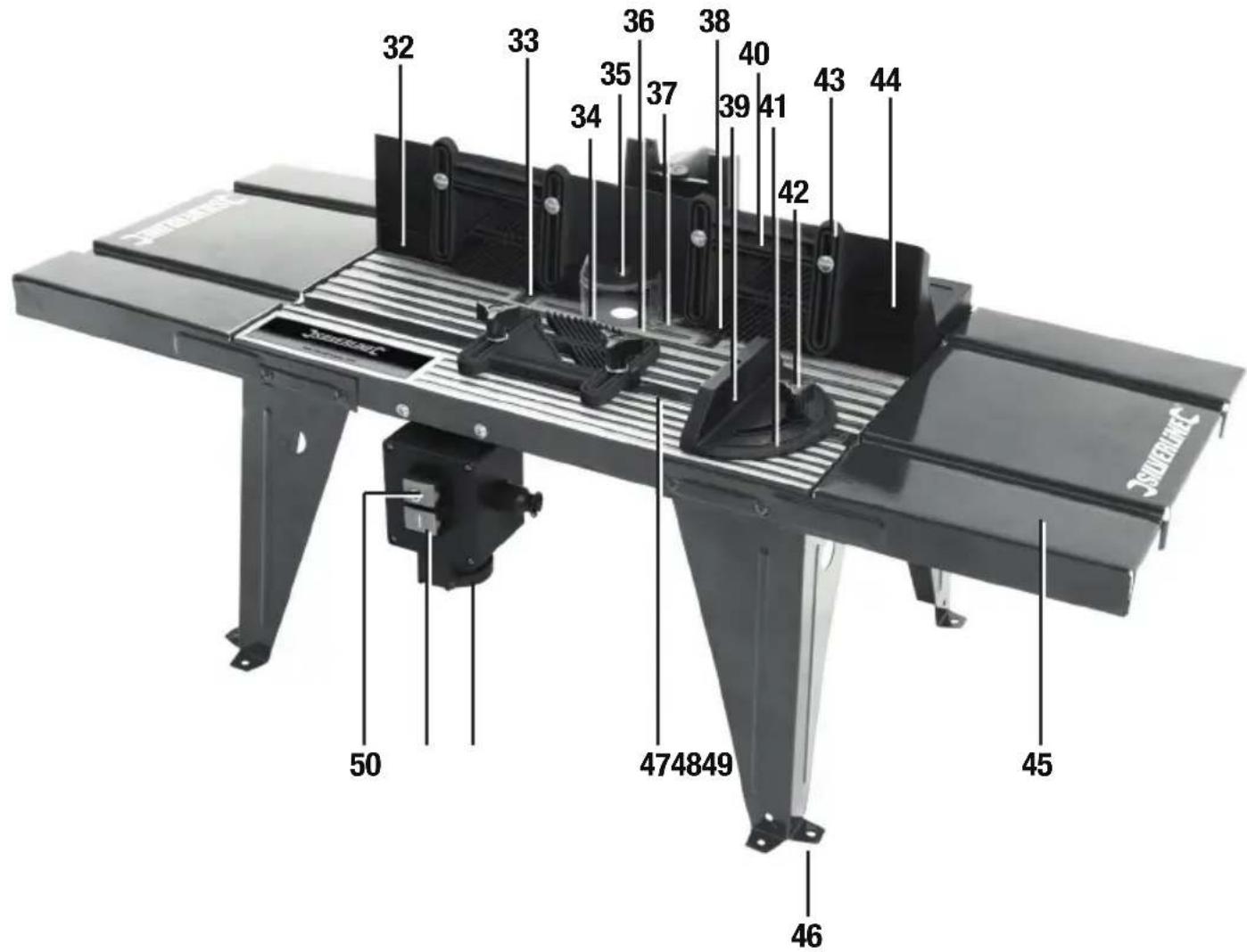 SILVERLINE 460793 - Router Table With Power 850 x 335mm - 32